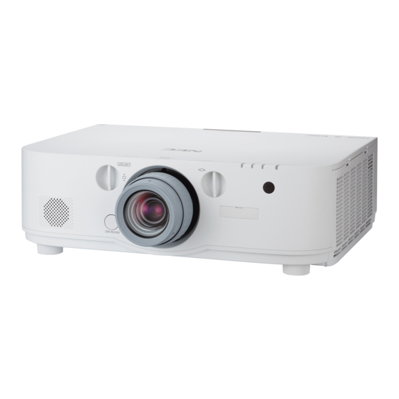 NEC PA622U Serie Guia De Inicio Rapido