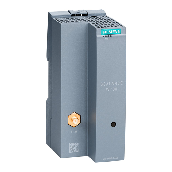 Siemens SCALANCE W760 Instrucciones De Servicio