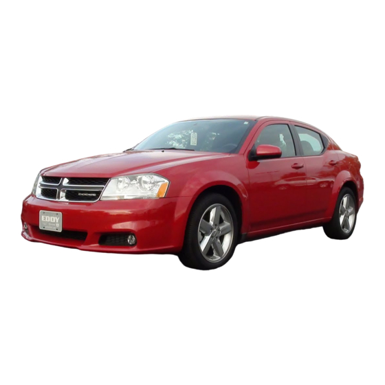 Dodge AVENGER 2011 Manuales