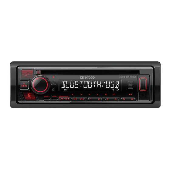 Kenwood KDC-BT460U Guia De Inicio Rapido