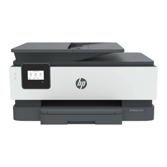 HP OfficeJet 8010e Serie Guia Del Usuario