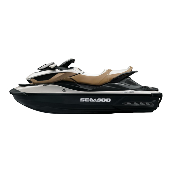 Sea-doo RXT iS 255 Manuales