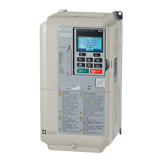YASKAWA A1000 Guía De Referencia Rápida