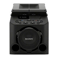 Sony GTK-PG10 Manual De Instrucciones