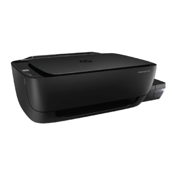HP Ink Tank 310 Serie Manual Del Usuario