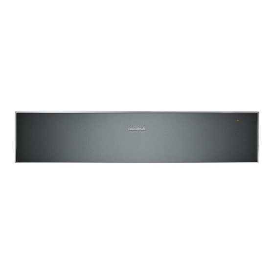 Gaggenau WS 461 Instrucciones De Uso