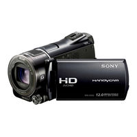 Sony Handycam HDR-CX550VE Manual De Instrucciones