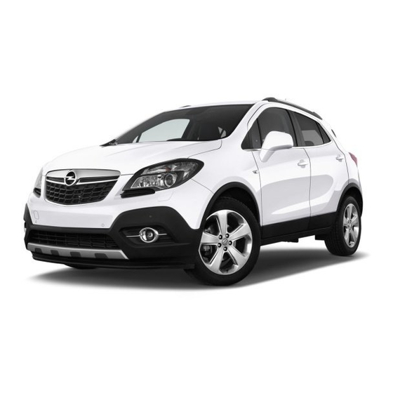 Opel MOKKA 2016 Manual De Instrucciones