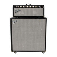 Fender Super-Sonic 100 Head Instrucciones De Funcionamiento