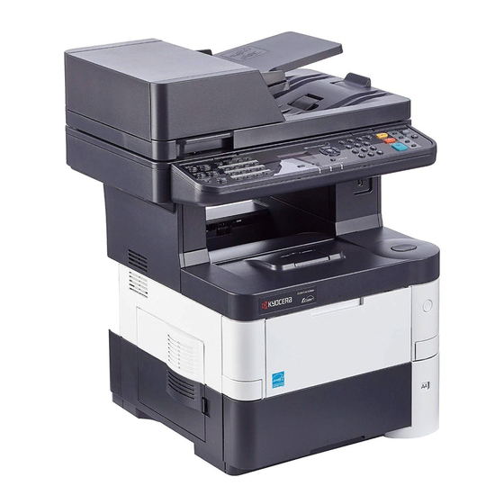 Kyocera ECOSYS M3040dn Folleto De Seguridad