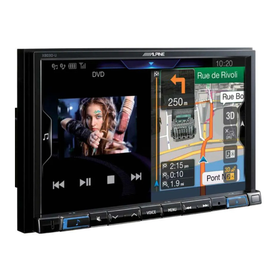 Alpine X903D Manual De Operación