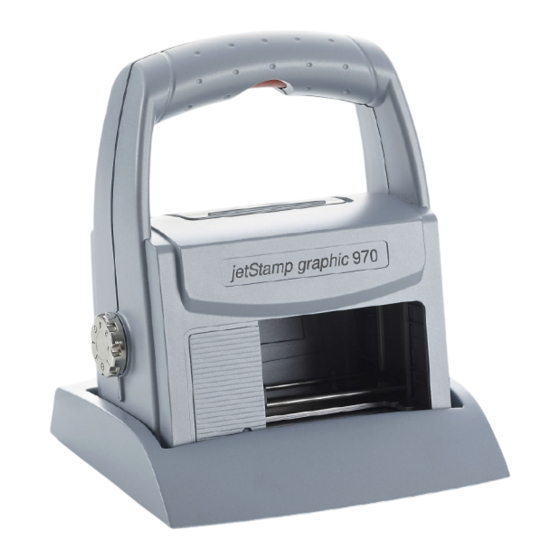 Reiner jetStamp graphic 970 Manual De Instrucciones