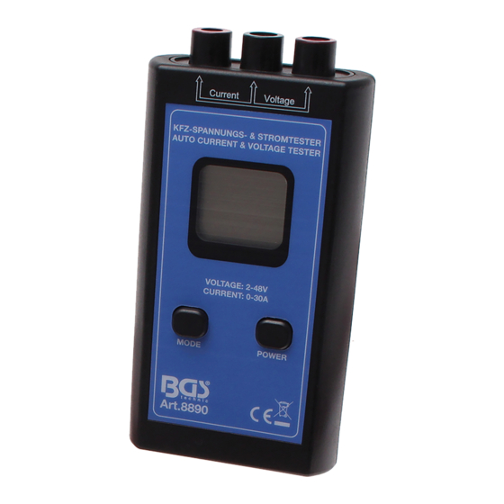 BGS technic 8890 Manual De Instrucciones