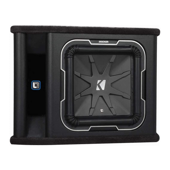 Kicker L7 Serie Manuales