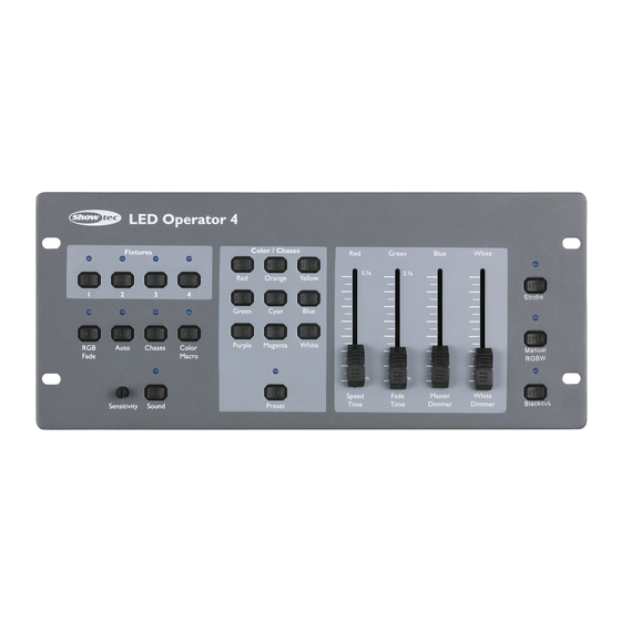 SHOWTEC LED Operator 4 Manual Del Usario
