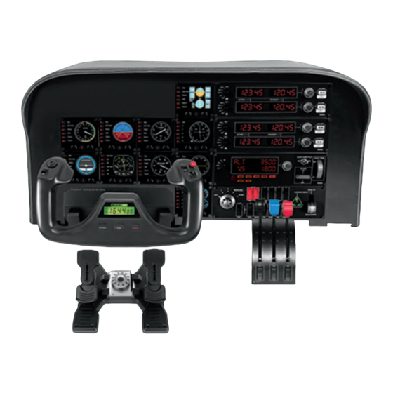 Logitech FLIGHT YOKE SYSTEM Manuales