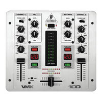 Behringer VMX100 Guía Rápida De Uso