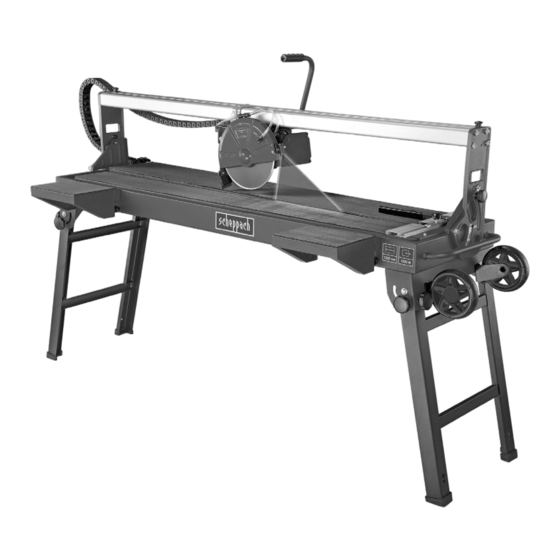 Scheppach FS3600 Traducción Del Manual De Instrucciones Original