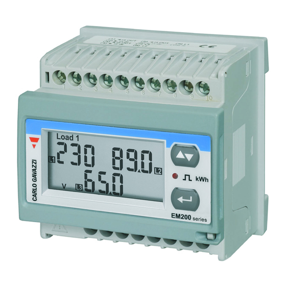 CARLO GAVAZZI EM210 Manual De Usuario