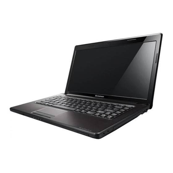 Lenovo G470 Guia Del Usuario