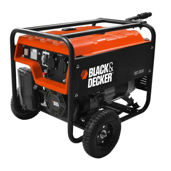 Black and Decker BD 3000 Manuales