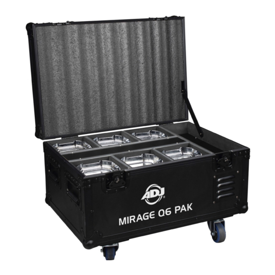 ADJ MIRAGE Q6 PAK Manual De Usuario