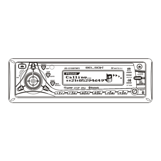 Belson BS-12150BTMP3 Manual De Instrucciones