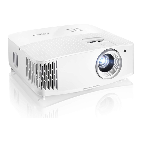 Optoma UHD30 Manual De Instrucciones