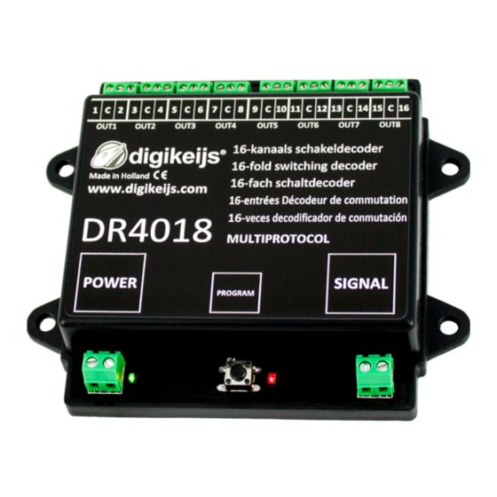 Digikeijs DR4018 Manual De Instrucciones