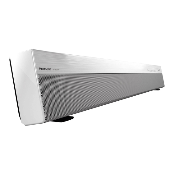 Panasonic SC-HTB170 Instrucciones De Funcionamiento