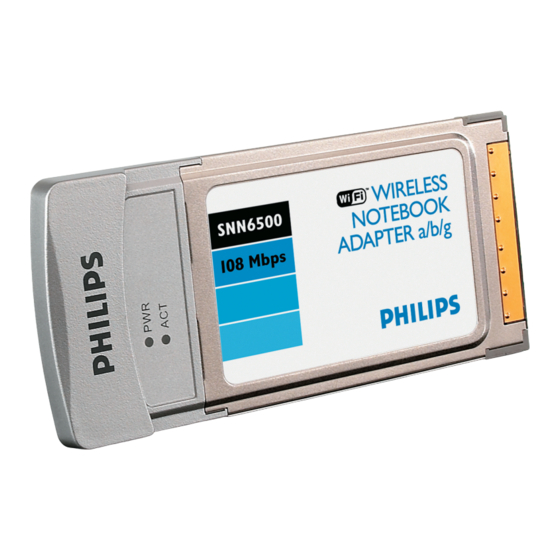 Philips SNN6500 Manuales