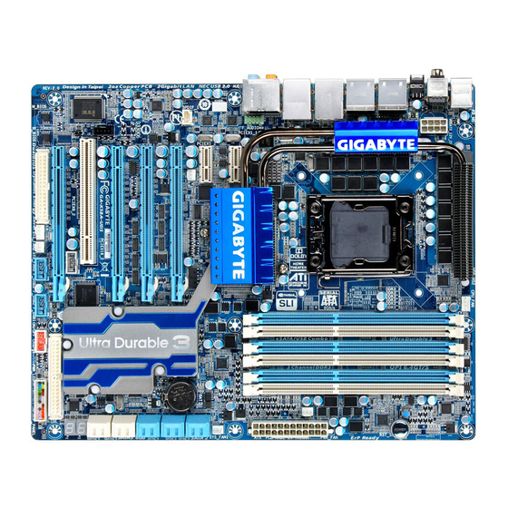 Gigabyte GA-X58A-UD5 Manuales