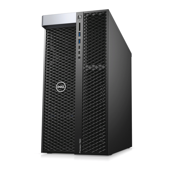 Dell Precision 7920 Tower Guia De Inicio Rapido