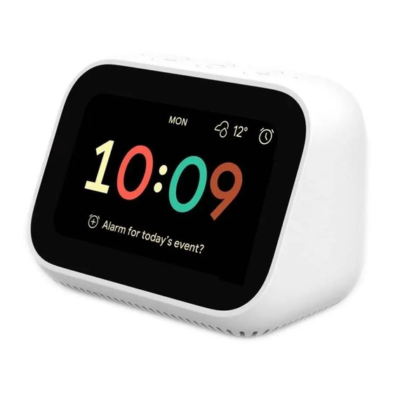 Xiaomi Mi Smart Clock Manuales