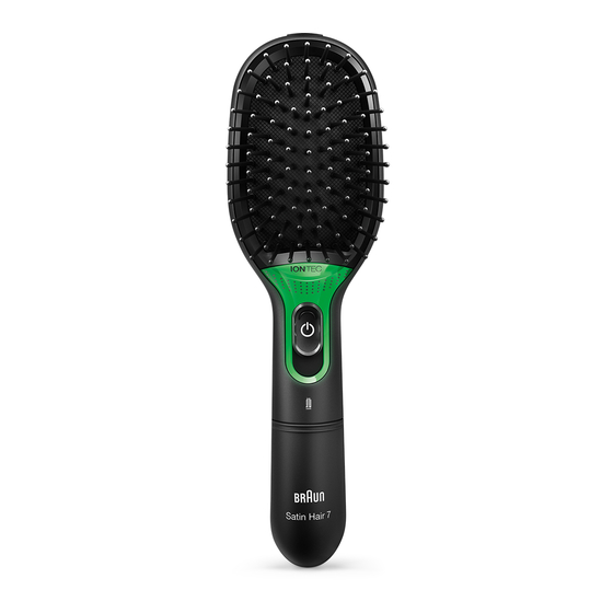 Braun Satin Hair 7 IONTEC Brush BR710 Manual De Instrucciones