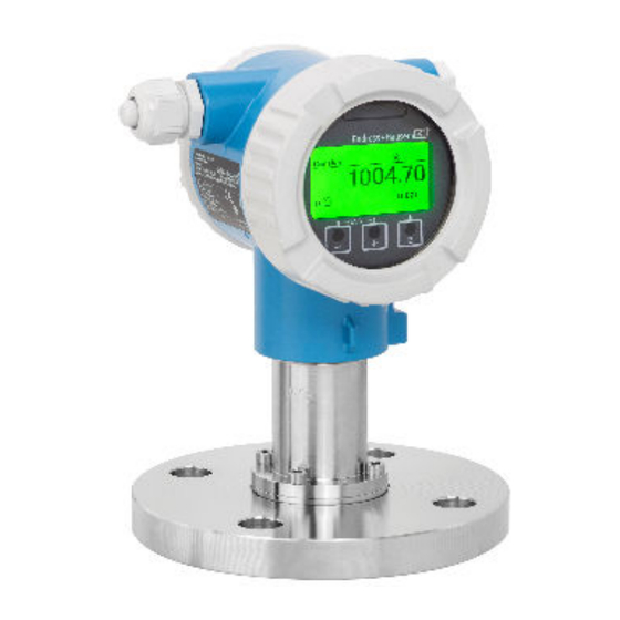 Endress+Hauser Cerabar PMC71B Manual De Instrucciones