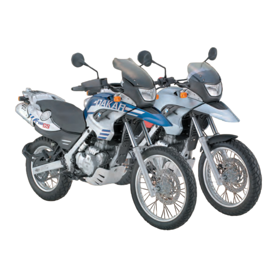 BMW F 650 GS 2003 Manual De Instrucciones