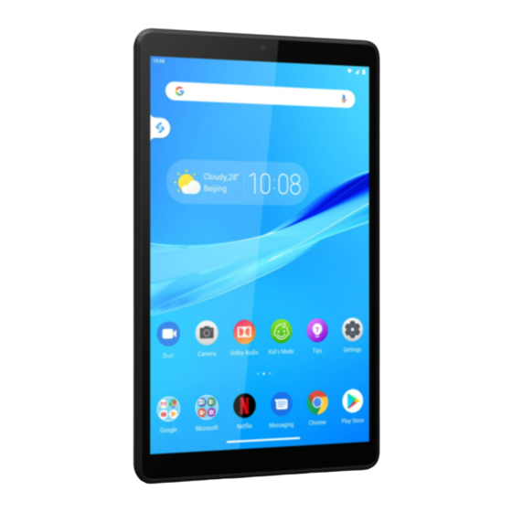 Lenovo Tab M8 Guia Del Usuario