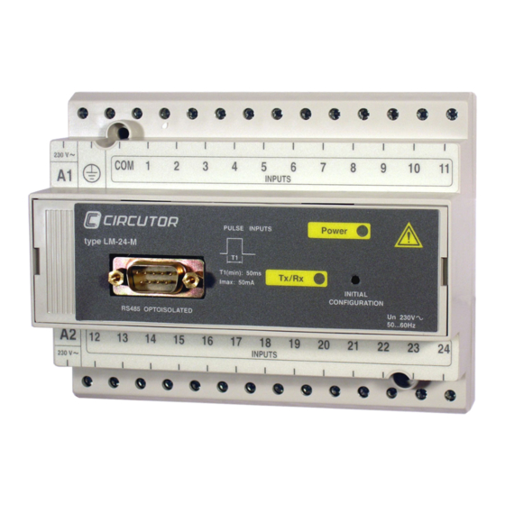 Circutor LM-24-M Manuales