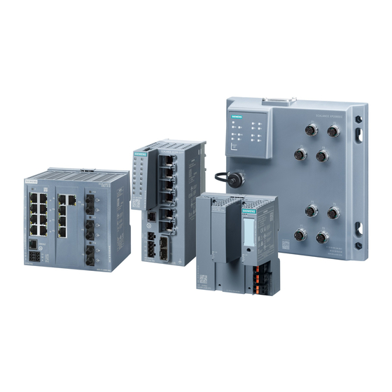 Siemens SIMATIC NET SCALANCE XB-200 Manual De Configuración