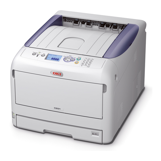 Oki C831 Manual De Instrucciones