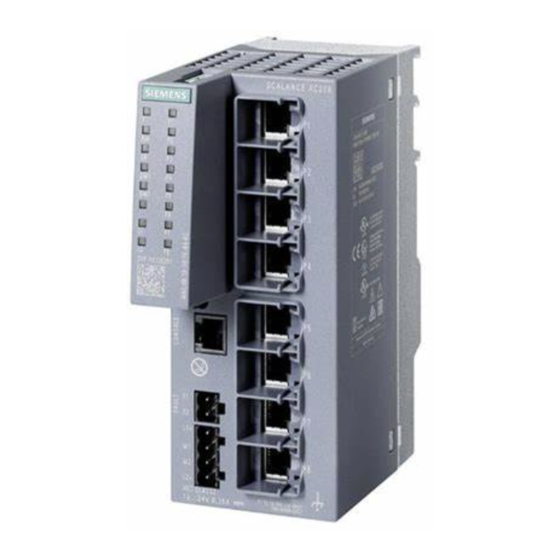Siemens SIMATIC NET SCALANCE XB-200 Manual De Configuración