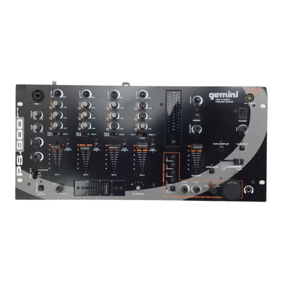 Gemini PS-900 PRO Manual De Instrucciones