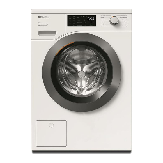 Miele WCK 360 Instrucciones De Manejo