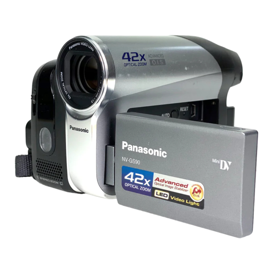 Panasonic NV-GS90 Instrucciones De Uso