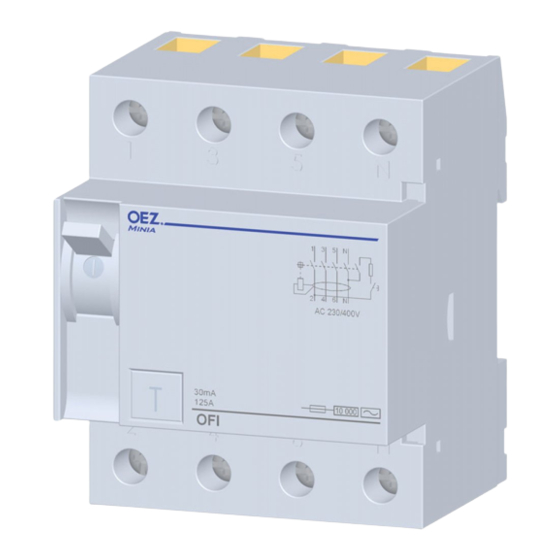 OEZ OFI-125 Instrucciones De Uso