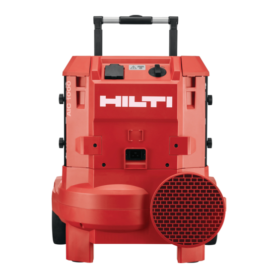 Hilti AIC 1000 Manuales