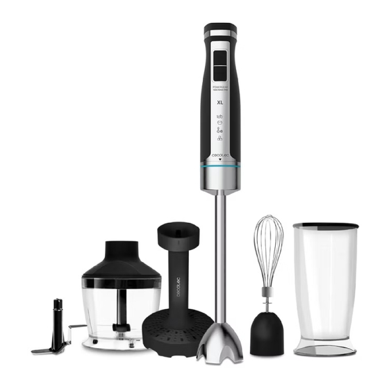 cecotec PowerGear 1500 XL Mash Pro Guia De Inicio Rapido