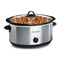 Crock-Pot SCV700-S-BR - Olla de cocción lenta manual de 7 cuartos de galón