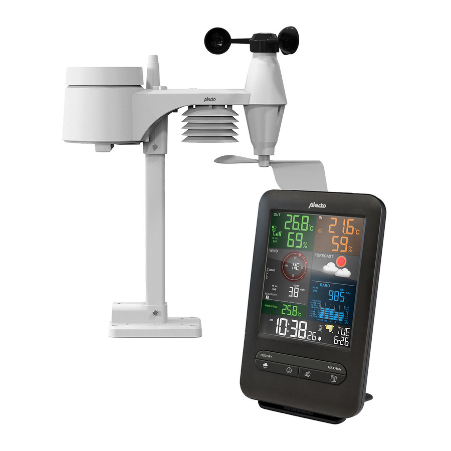 Alecto WS 4900 Estaci n Meteorol gica Con Sensor Exterior Inal mbrico Alecto WS 4900 Estaci n Meteorol gica Con Sensor Exterior Inal mbrico
